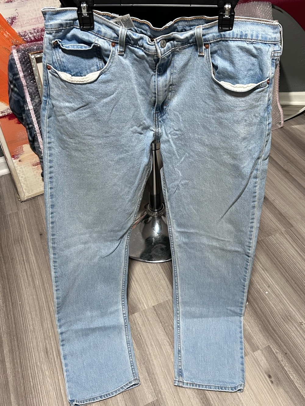 Vintage Levi Slim Straight Light Blue Men's Jeans